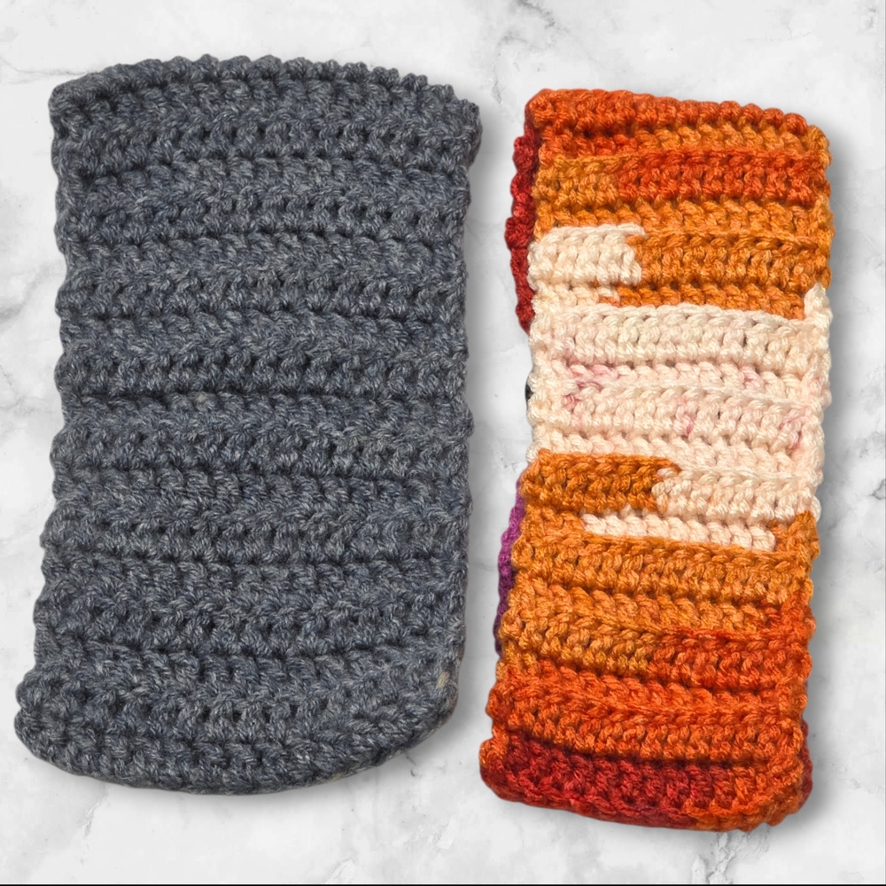 Winter Crochet Soft Stretch Cold Weather Handmade Headband Cozy Ear Warmer-  C3
